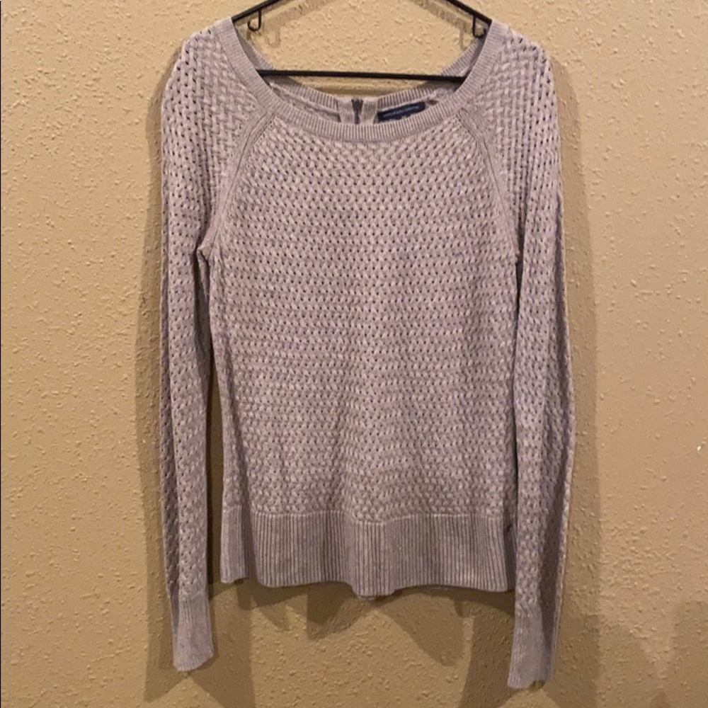 American Eagle taupe sweater